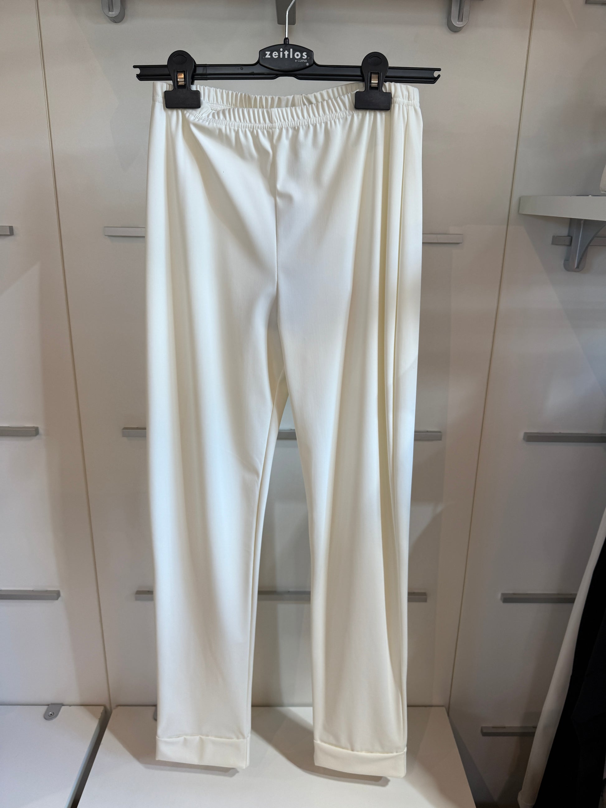 Zeitlos Hose mit Umschlag 22007 Farbe weiß