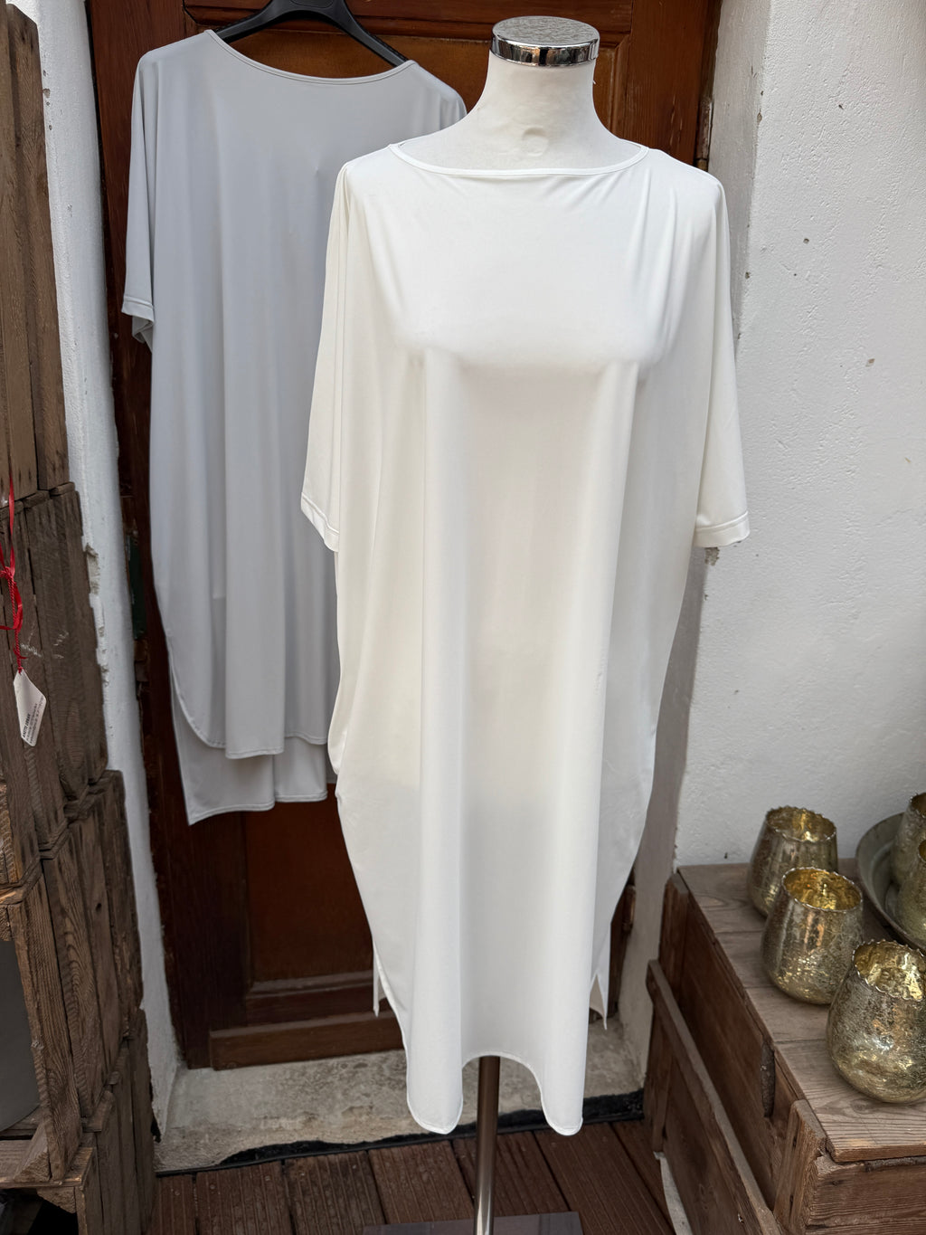 Sommerkleid ( Longtunika)  Art.Nr25075   weiß