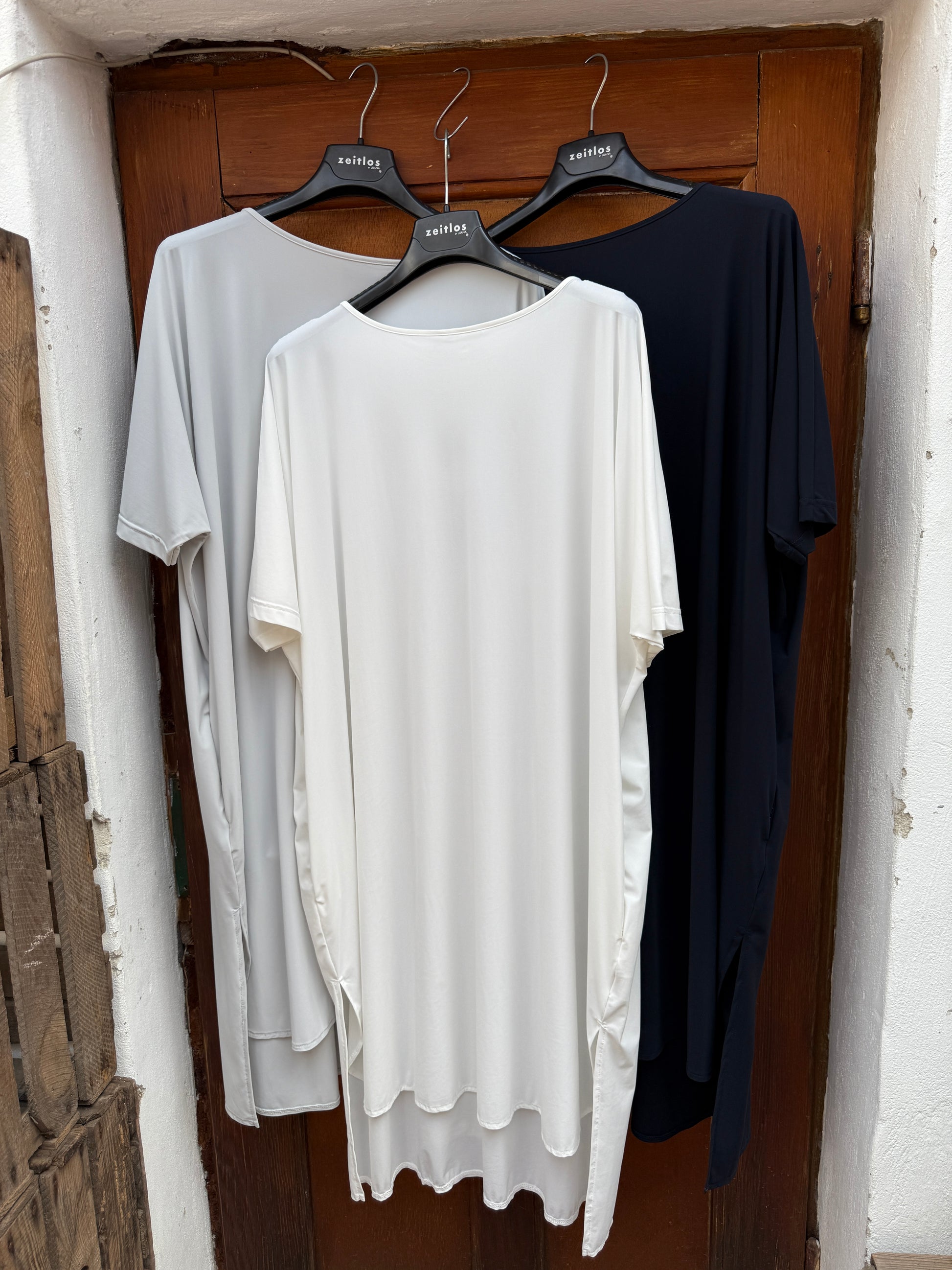 Sommerkleid ( Longtunika)  Art.Nr25075   hellgrau
