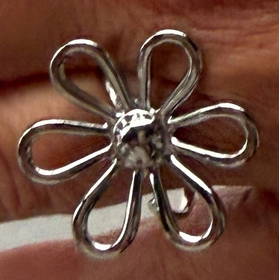 Blumenringe in silber- und goldfarben