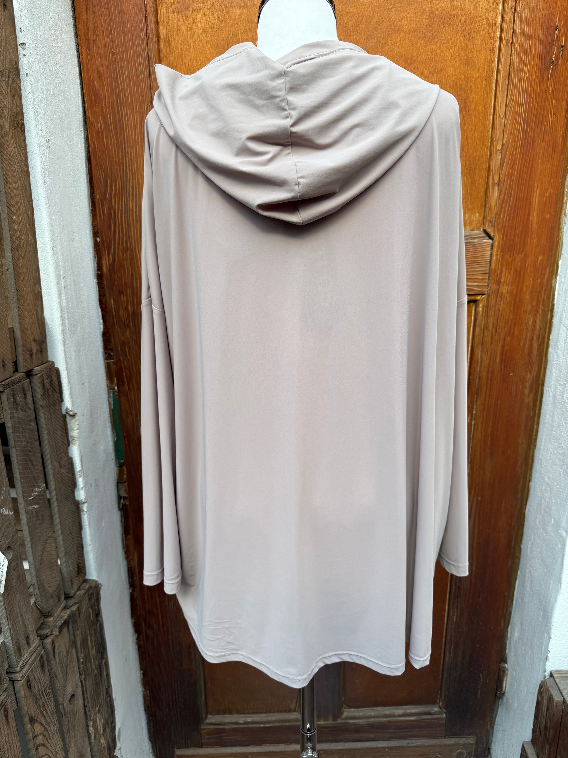 Zeitlos Tunika mit Kapuze 24550 Farbe hellnougat
