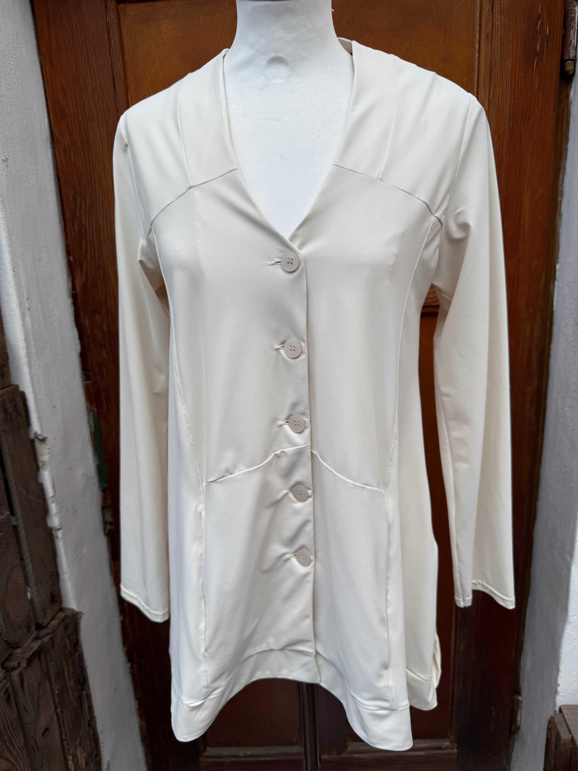 Zeitlos Blazer 24041 Farbe milch