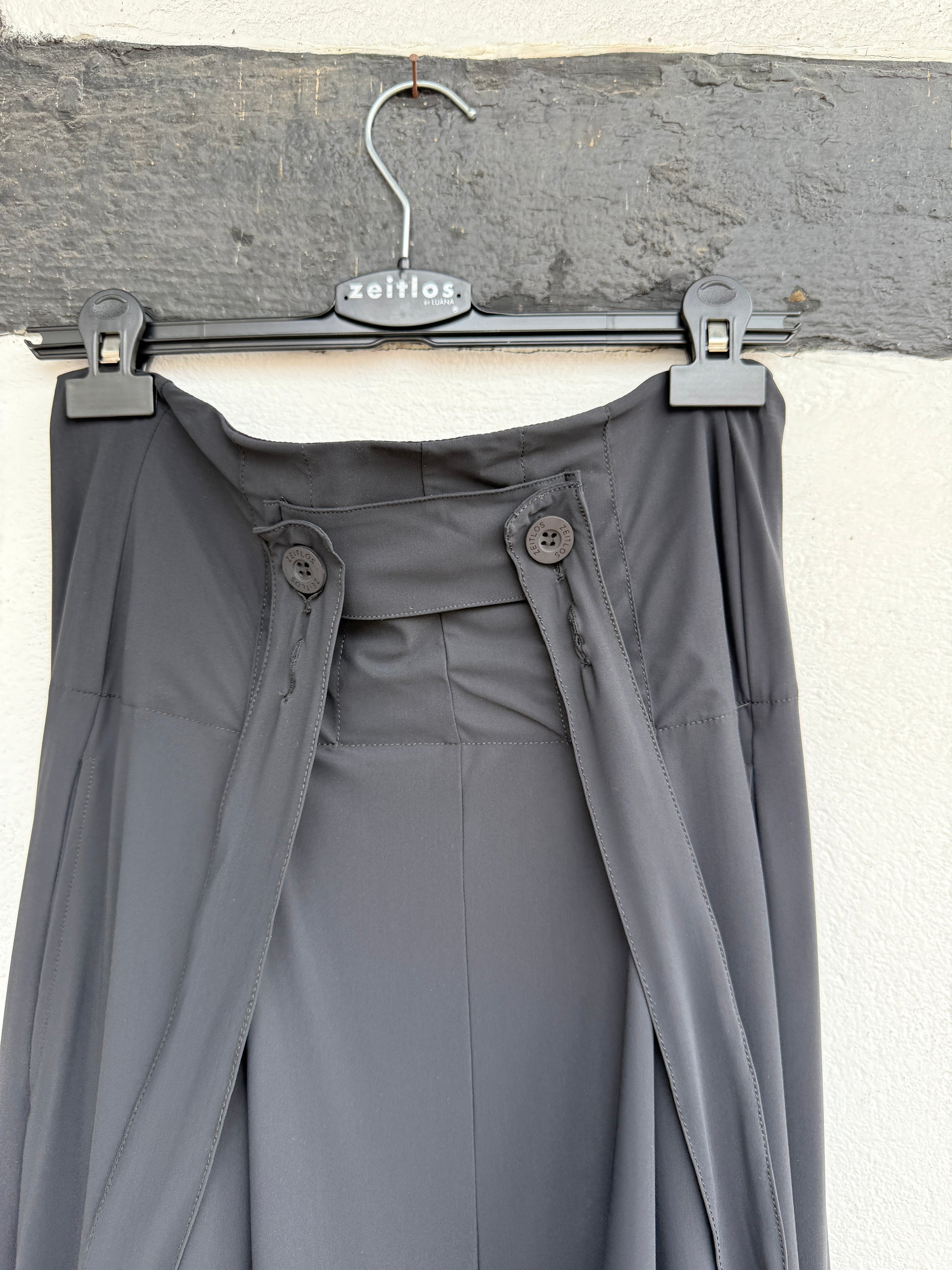 Zeitlos Hose, weites Bein 24039 Farbe schwarz