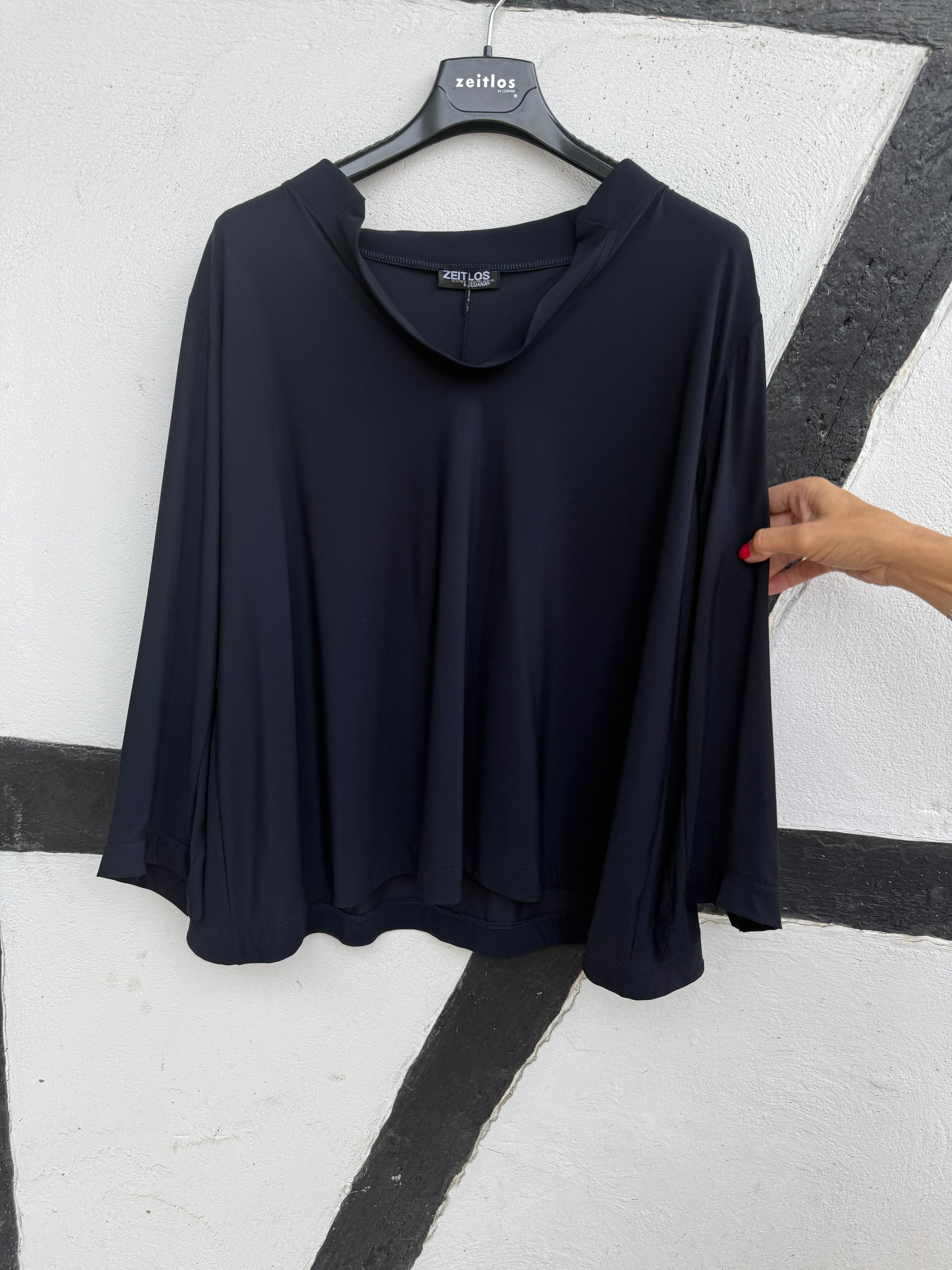 Zeitlos Oberteil / Bluse 25051 Farbe navy
