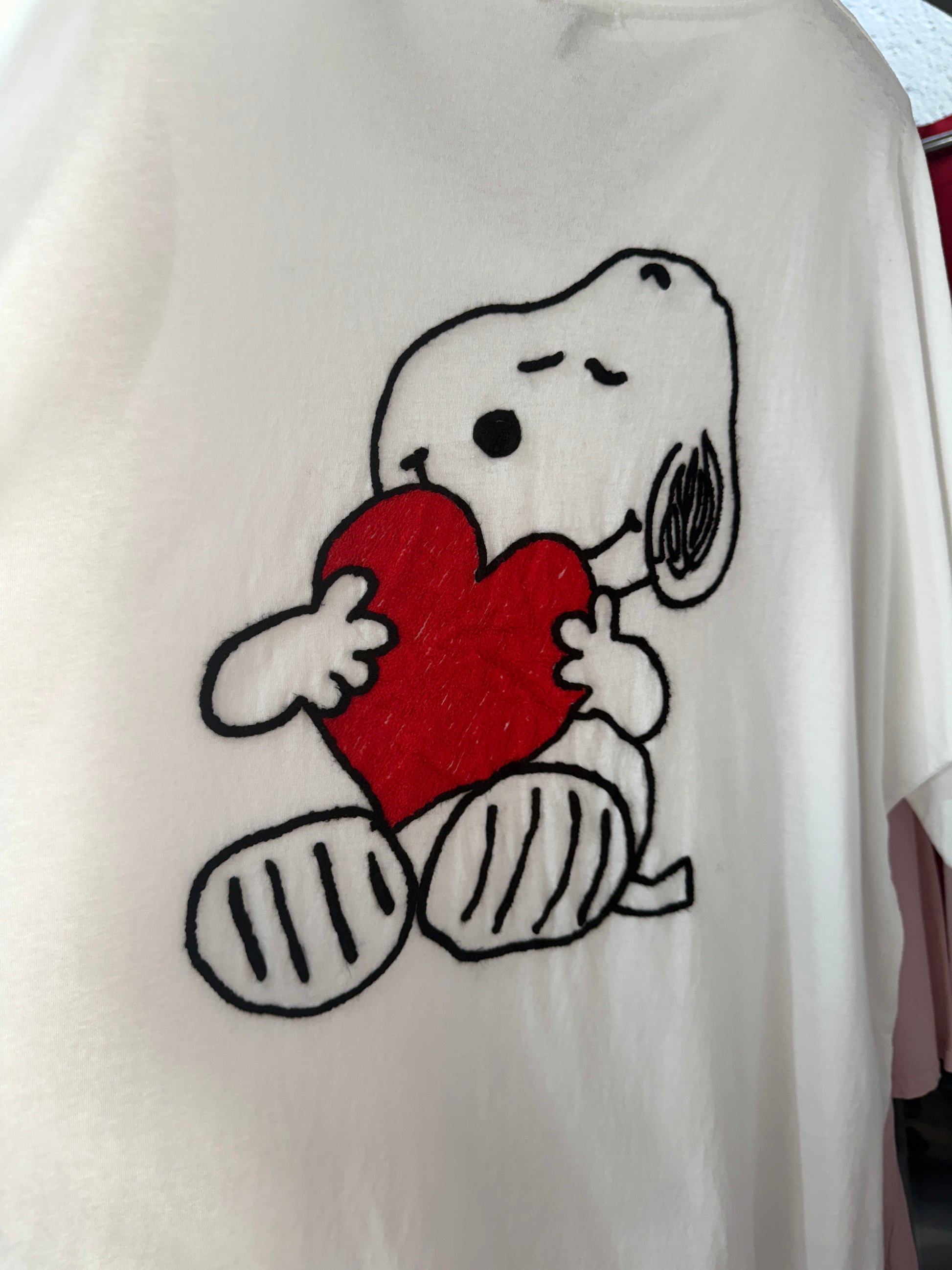 Snoopy Longshirt in rosa, weiß oder sand