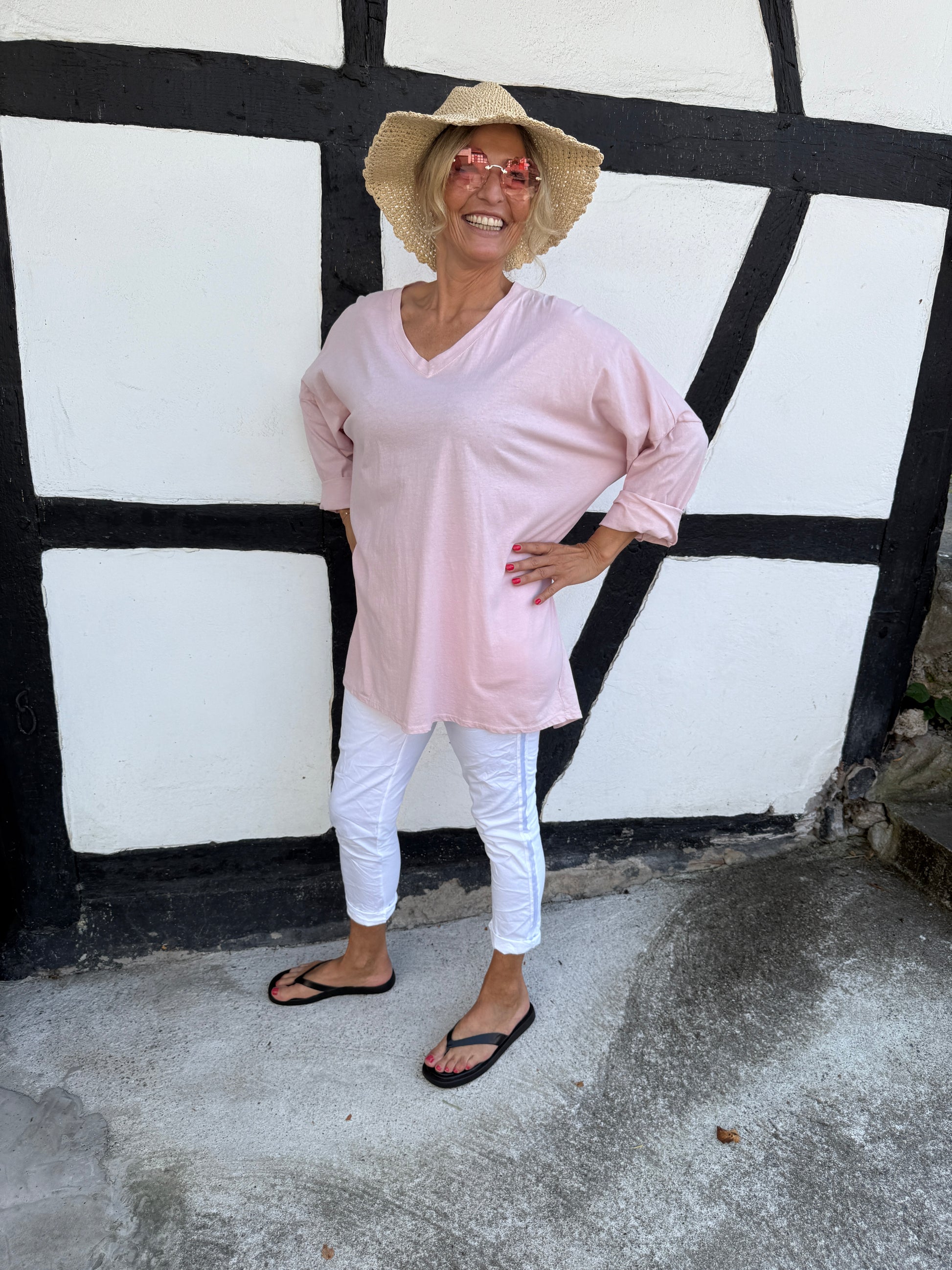Snoopy Longshirt in rosa, weiß oder sand