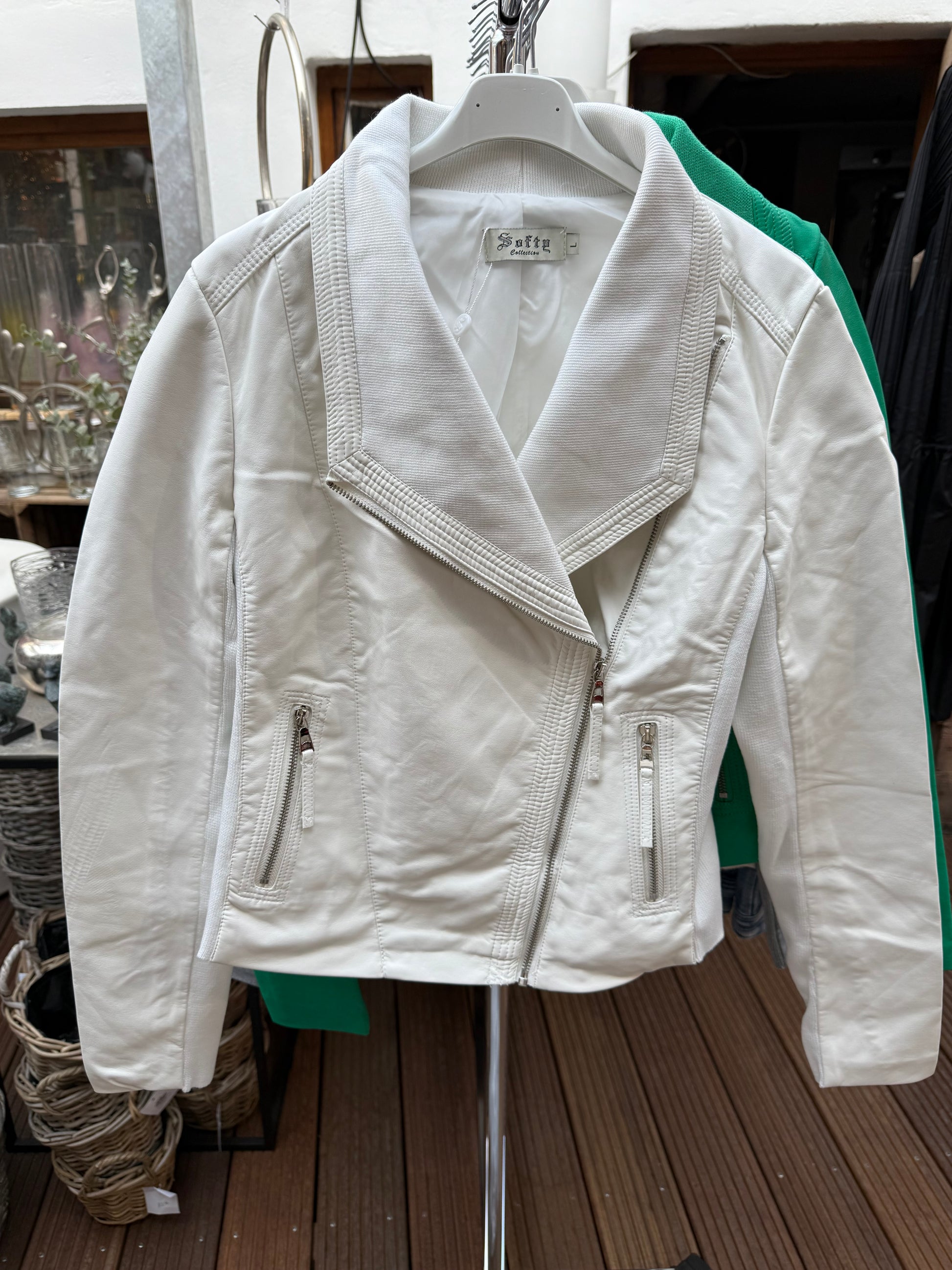 Vegane Lederjacke in verschiedenen Farben